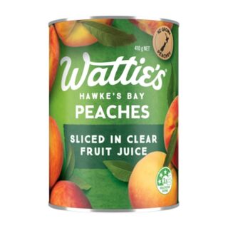 Wattie's Peaches Sliced In Clear Fruit Juice 410g