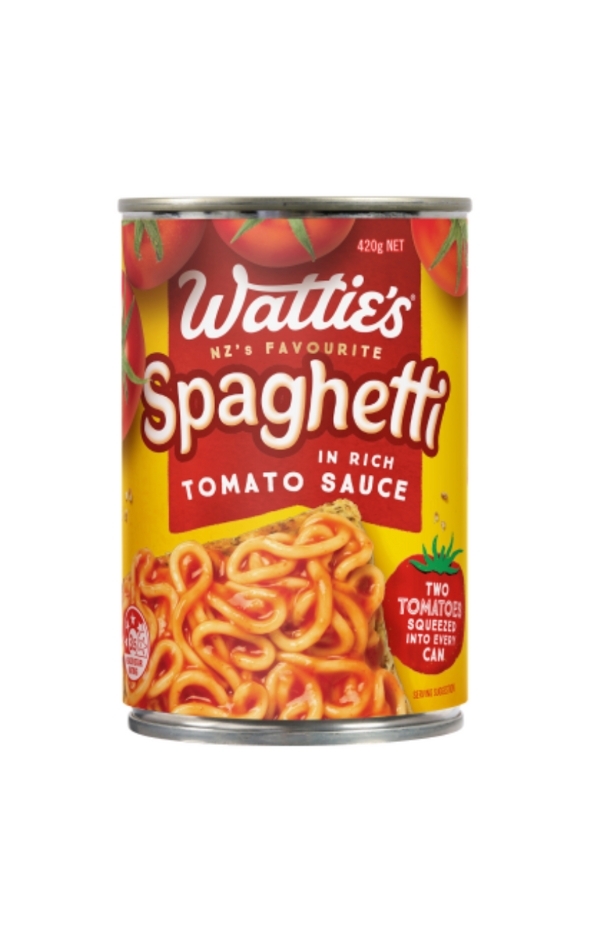 Wattie's Spaghetti In Tomato Sauce 420g