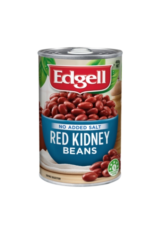 Edgell No Added Salt Red Kidney Beans 400g